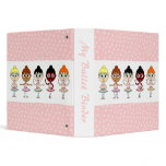 Cute Ballerinas Binder - Five Ballet Positions