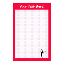 Cute Ballet Customized Stationery