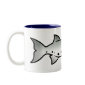 Cute Barracuda Two-Tone Mug