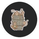 cute barrel of monkeys sticker