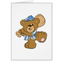 Cute Baseball Bear cards