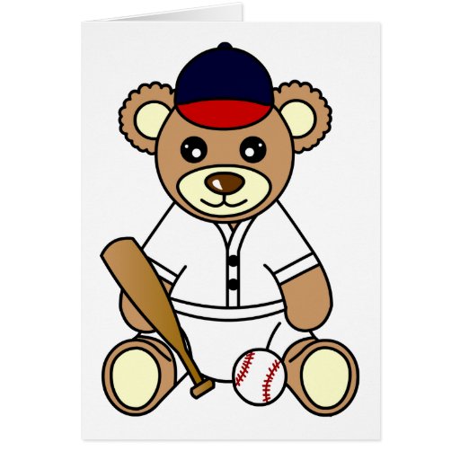 teddy bear baseball