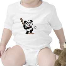 Cute Baseball Panda Shirt