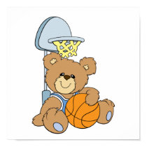 Cute Basketball Bear posters