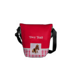 Cute Basset Hound Courier Bag
