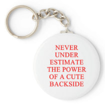 cute bckside key chains