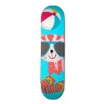 Cute Beach Bum Kitty Cat Sunglasses Beach Ball Skate Board Decks Cute Beach Bum Kitty Cat Sunglasses Beach Ball Skate Board Decks