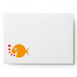 Cute Beach Destination Wedding Invitation Envelope