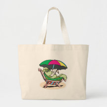 cute beach turtle tote bags