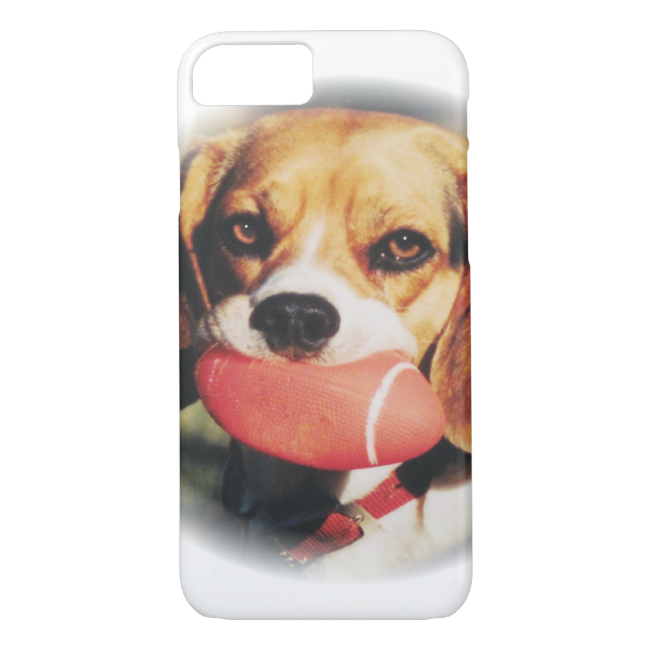 Cute Beagle & Football Toy iPhone 7 Case