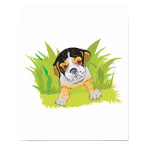 cute beagle puppy dog posters