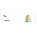 Cute Bear and Easter Bunny profilecard