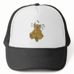 cute bear eating honey hats