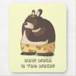 Cute bear funny cartoon anime character mousepad