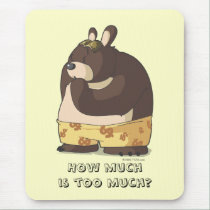 Cute bear funny cartoon anime character mousepad mousepads