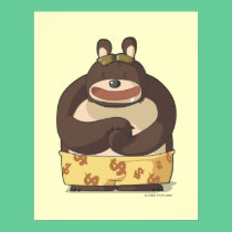 Cute bear funny cartoon anime character poster posters