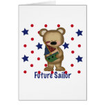 Cute Bear Future Sailor Greeting Card