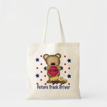 Cute Bear Future Truck Driver Bag