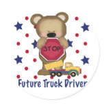 Cute Bear Future Truck Driver