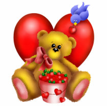 Cute Bear Hearts Photo Sculpture 5 photo sculptures by KimballsKreations Cute Bear Hearts Photo Sculpture 5 photo sculptures