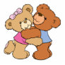 Cute Bear Hug Bears Cut Out