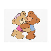 Cute Bear Hug Bears postcards by doonidesigns Cute Bear Hug Bears postcards