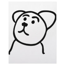 Cute bear custom letterhead