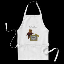 Cute Bear Personalized Photo Apron by SmilinEyesTreasures Cute Bear Personalized Photo Apron