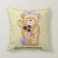Cute bear pillows