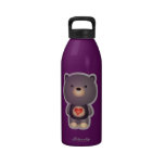 Cute Bear Purple Drinking Bottles