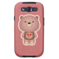 Cute Bear Samsung Galaxy S3 Covers