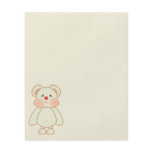 Cute Bear Stationery Flyer