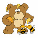 Cute Bear Stealing Honey photo sculptures by doonidesigns Cute Bear Stealing Honey photo sculptures