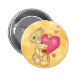 Cute Bear with Hearts Pins