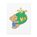 Cute Bear with Huge Honey Pot Post Card