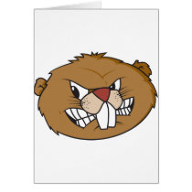 Cute Beaver Card