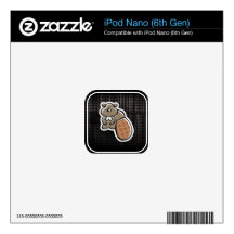 Cute Beaver; Cool Skins For iPod Nano 6G