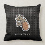 Cute Beaver; Cool Throw Pillows