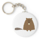 Cute Beaver Keychain