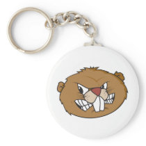 Cute Beaver Keychain