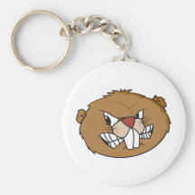 Cute Beaver Keychain