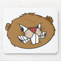 Cute Beaver Mouse Pad