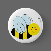 Cute Bee buttons