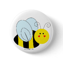 Cute Bee buttons