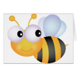 Cute Bee Greeting Card