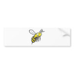 Cute Bee Flying Insect bumper stickers