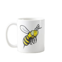 Cute Bee Flying Insect Coffee Mugs