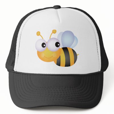 Cute Bee Trucker Hats by animalworld
