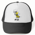 Cute Bee Holding Binoculars Looking at Something Hat