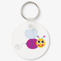 Cute Bee Keychain by creatingmybestlife Cute Bee Keychain